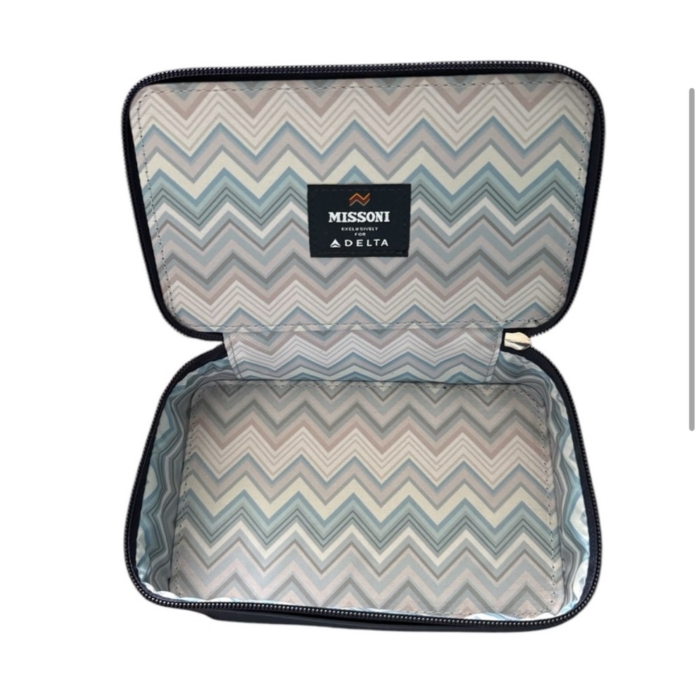 NWOT Missoni | Leather Travel Box for Accessories + Toiletries | Missoni X Delta - Picture 2 of 9